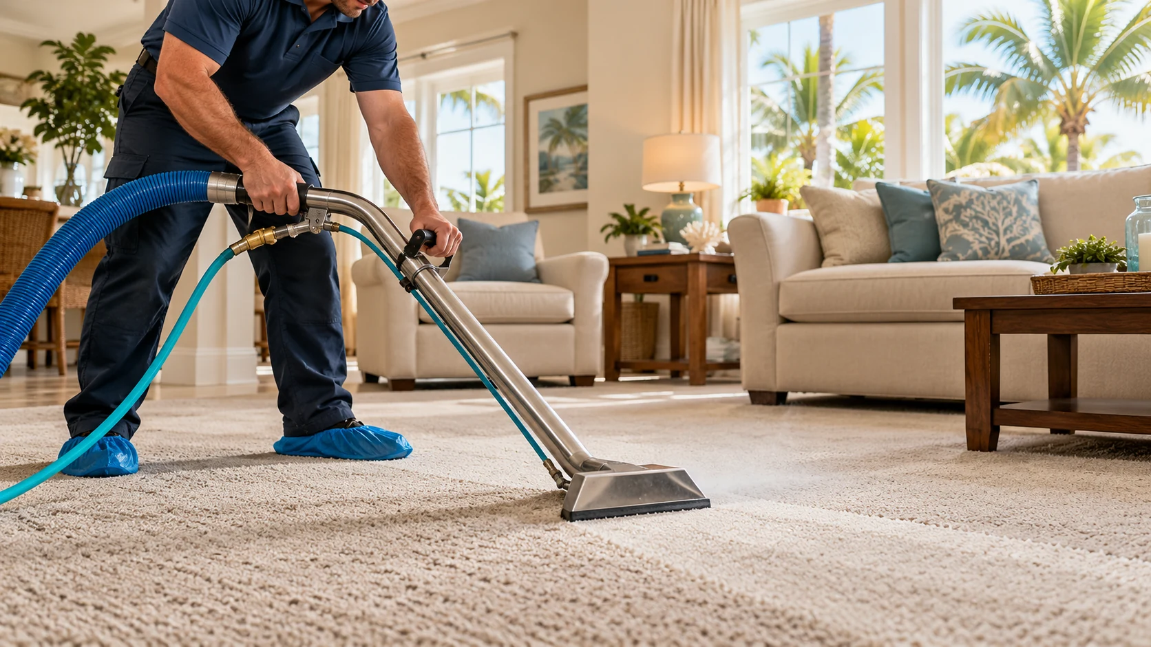 Carpet Cleaning in Grand Cayman by Campbell's Cleaning Solution