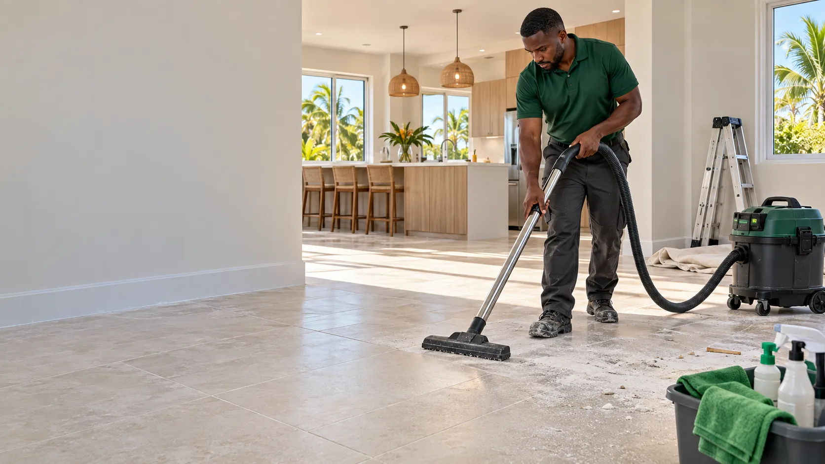 Post-Construction Cleaning in Grand Cayman by Campbell's Cleaning Solution