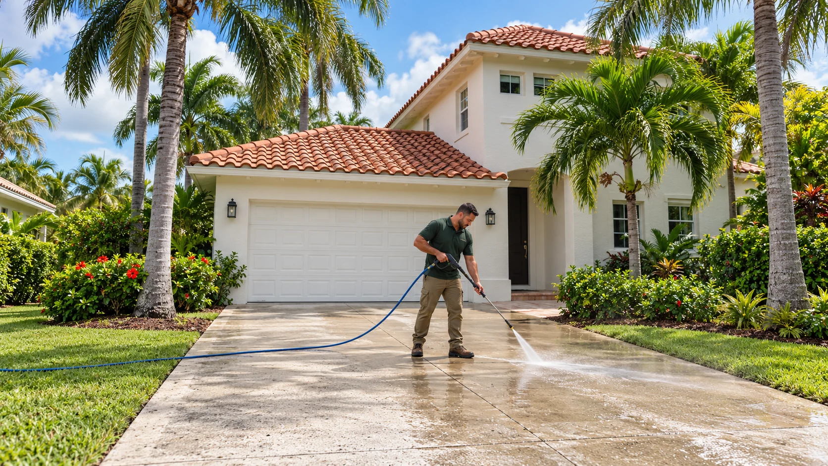 Pressure Washing in Grand Cayman by Campbell's Cleaning Solution