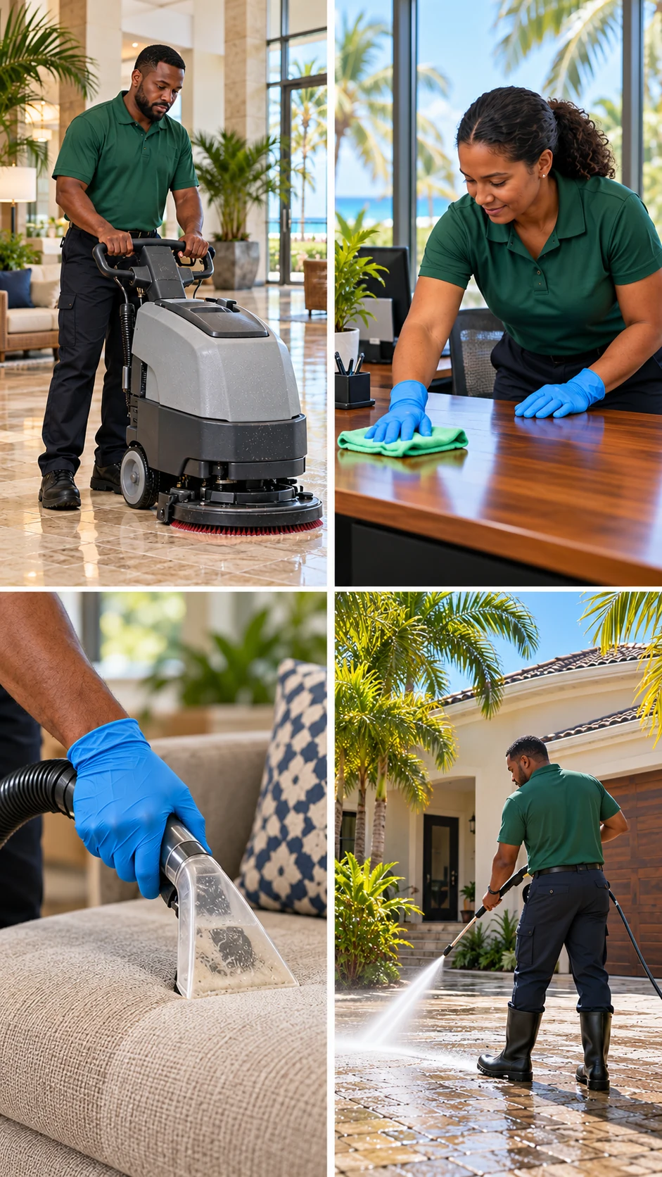 Cleaning services across Grand Cayman in Grand Cayman by Campbell's Cleaning Solution